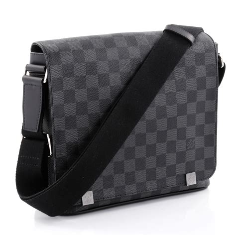 louis vuitton graphite messenger bag